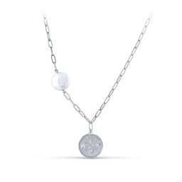 Колье с жемчугом коин (культ.) - Серебряные крылья фото 2