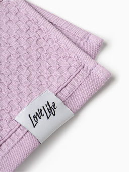 Полотенце махровое LoveLife «Ордос» 30×50 см, лавандовое, 100% хлопок, 430 г/м²