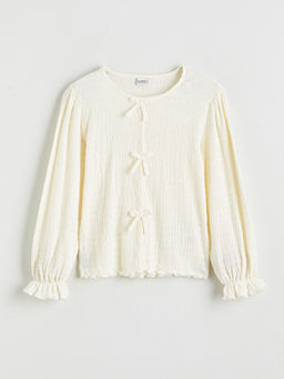 Fiyonk Detayl? K?z ?ocuk Ti??rt