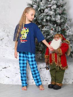 ДК014 Домашний костюм Динго (индиго) - Милаша фото 3