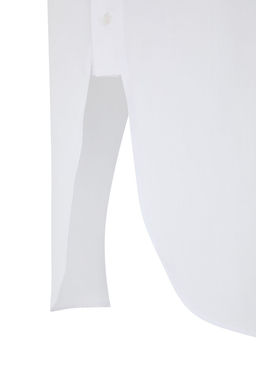 Trendyolmilla Mavi Cizgili Midi Dokuma Plaj Elbisesi TBESS25EL00024 фото 10