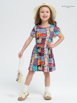 Платье Лето коты в горошек new - Sovalina фото 6