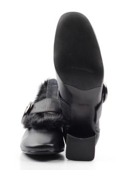 03-N18116P-2 BLACK Полуботинки женские (натуральная кожа) - Фабричный китай фото 14