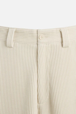 WIDE-LEG CORDUROY TROUSERS - Zara фото 8