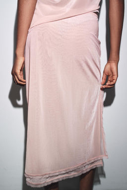 ORGANZA MIDI SKIRT - Zara фото 3
