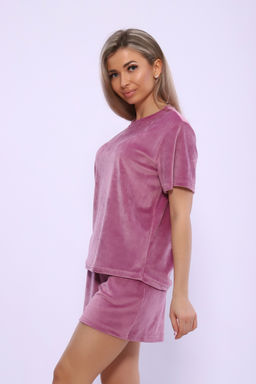 Костюм Натали 71118 футболка и шорты из велюра  фото 19