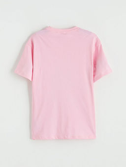 Bisiklet Yaka Zootopia Bask?l? K?z ?ocuk Ti??rt