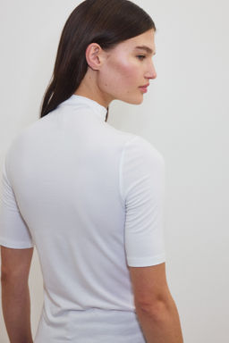 Camiseta con cuello perkins Warming Slim Fit - H&m фото 8