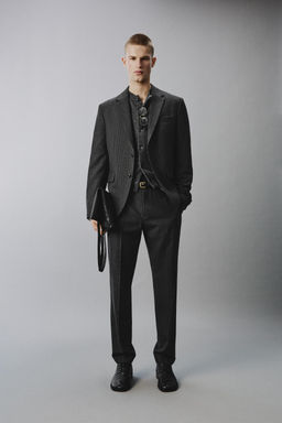 PINSTRIPE SUIT BLAZER