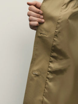 Плащ с акцентным воротником / Zarina  фото 8