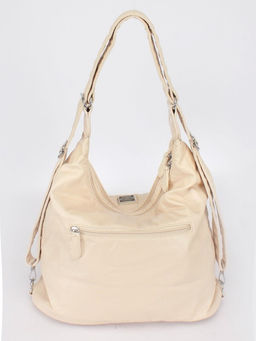 Сумка женская искусственная кожа Guecca-8615 (рюкзак-change), 2отд, бежевый SALE 243867 - Adelia фото 7