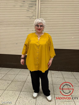 Рубашка женская однотонная - Bruno фото 2