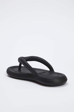 Trendyolmilla Shoes Siyah Dolgulu Kad?n Parmak Aras? Terlik TAKSS25TE00050  фото 4