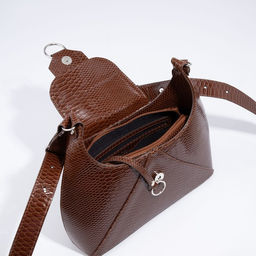 Сумка женская на молнии, цвет коричневый - Simaland фото 6