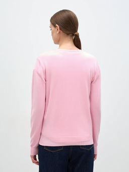 Conso/KJL 240712 - pink Джемпер женский  фото 3