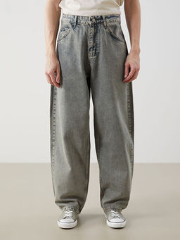 Loose Fit Erkek Jean Pantolon