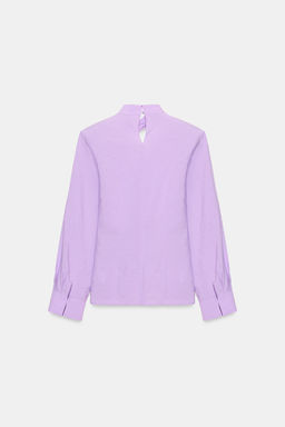 BLUSA FLUIDA HOMBRERAS / Malva - Zara фото 9