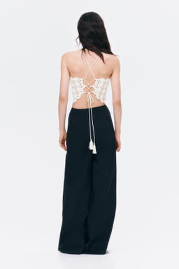 Top de tirantes efecto crochet - H&m фото 6