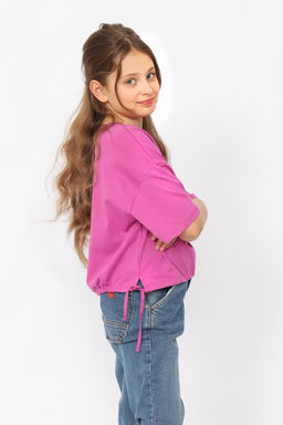 CRB wear/ CSJG 63783-44-400 Футболка для девочки,фиолетовый/Ex.Cherubino  фото 2