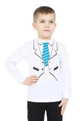 Костюм детский синий галстук