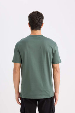 Новая базовая простая футболка с короткими рукавами и круглым вырезом стандартного кроя - Defacto фото 6