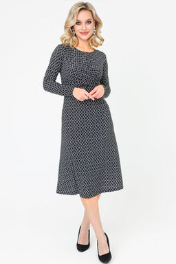 Платье женское 6094/01/Черно-белый - Rise фото 15