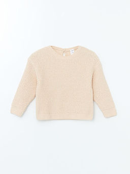 Bisiklet Yaka K?z Bebek Triko Kazak