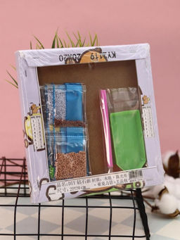 Алмазная мозаика на подрамнике Draw Me! Capybara on a scooter, (20*20 см)