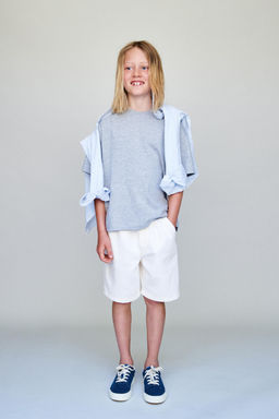BERMUDA DENIM LOOSE / Crudo