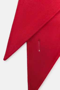 TRIANGULAR WOOL BANDANA - Zara фото 10