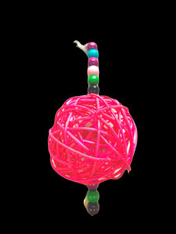 Игрушка д/птиц Забава шар плетенный 20*6см