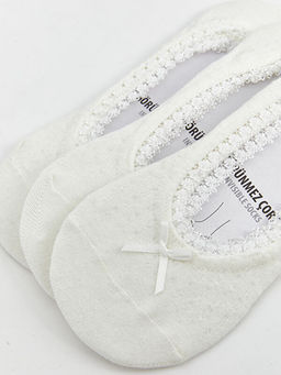 Fiyonk Detayl? Kad?n Babet ?orap 3l? Paket - Waikiki фото 6