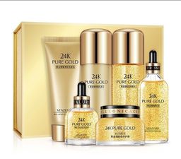 Подарочный набор для лица с гиалуроновой кислотой и частицами золото+пакет МЯТАЯ УПАКОВКА - Venzen фото 13