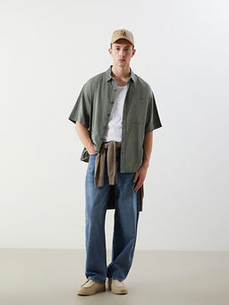 Baggy Fit Erkek Jean Pantolon