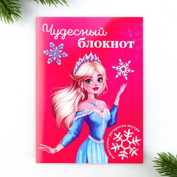 Цена за 2 шт. Подарочный набор новогодний, блокнот, наклейки 2 листа, магнитные закладки 2 шт. Волшебный набор - Artfox фото 2