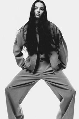 Cazadora bomber con cuello - H&m фото 10