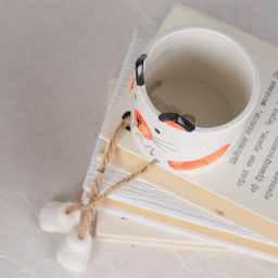 Кашпо 7,7х8 см Кошка цветная / WN24 /уп 8/96/ висячие ножки - Галеонтрейд фото 4