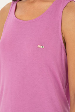 U. S. Polo Assn / Женская фиолетовая футболка - U.s. polo assn фото 7