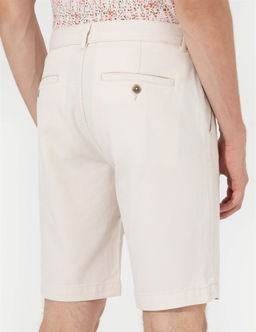 Ekru Slim Fit Bermuda _ort - Pierre cardin фото 7