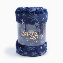 Плед LoveLife. Снегопад 180?200 см, велсофт