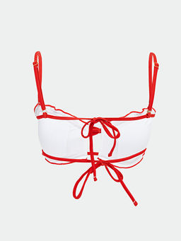 ??kar?labilir Pedli Ekose Kad?n Bikini ?st?