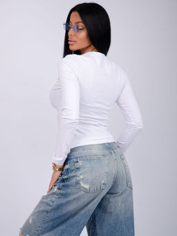 Лонгслив Кортни , кулирка с лайкрой - Малина фото 20