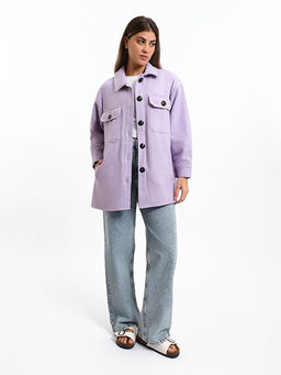 Oversize Kad?n Oduncu G?mlek Ceket