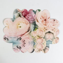 Цена за 5 шт. Коробка для печенья, кондитерская упаковка с пластиковой крышкой, Прекрасные грёзы, 20?30?8 см