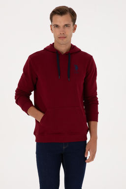 Erkek Bordo Basic Sweatshirt Sepette S_rpriz _ndirim - U.s. polo assn фото 8