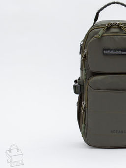 Рюкзак мужской текстильный 15073 green Aotian в Новосибирске