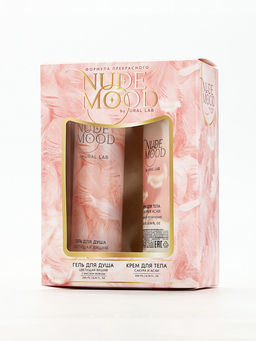 Подарочный набор NUDE MOOD, гель для душа 250 мл и крем для тела 200 мл, аромат вишни, сакуры и асаи, URAL LAB  фото 11
