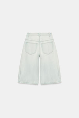 BERMUDA JORTS BALLOON DENIM TRF TIRO MEDIO / Azul claro - Zara фото 5