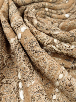 Палантин с вышивкой (шерсть вареная) в ассортименте № Тк906/55 - Ганг фото 3