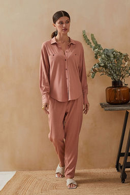 Брюки 61747-3 Бежевый